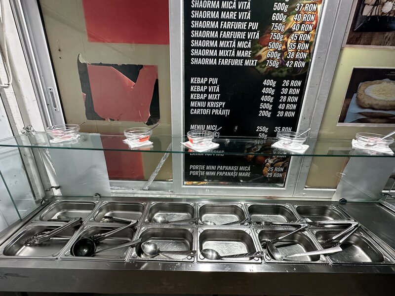 Echipament complet deschidere fast food.